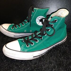 Green High-Top Converse